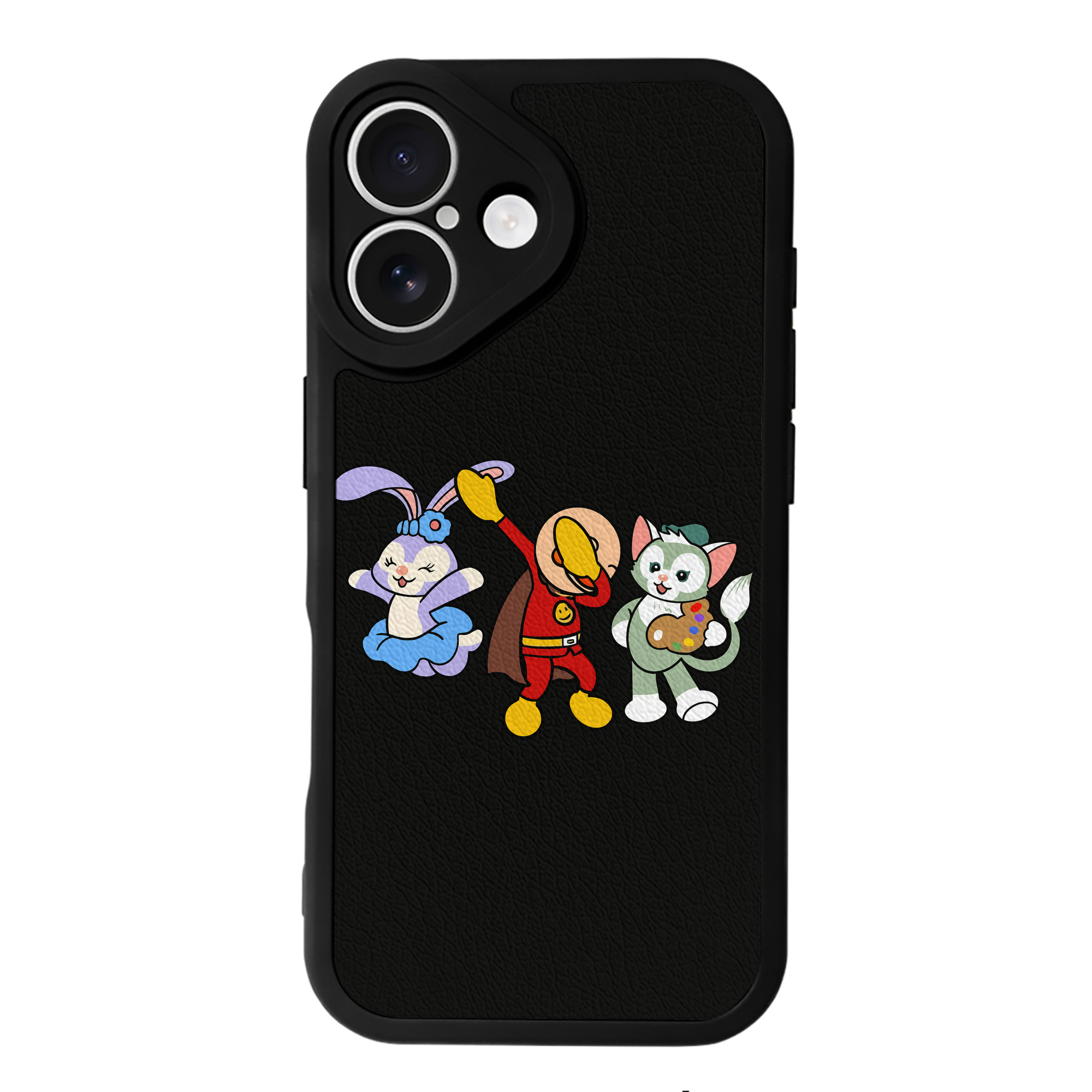 （画像用） アンパンマン Anpanman 【iPhone 16シリーズ対応】シリコンスマホケース（レザー調） 材質：シリコン